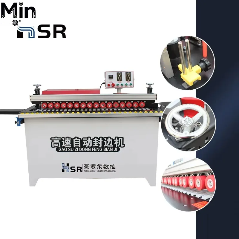 

Automatic Wood Edge Banding Machine Woodworking Gluing Equipment for Kitchen Cabinet Plywood Wood Based Panels