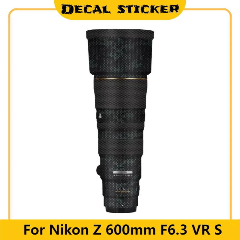 

Индивидуальная наклейка для объектива Nikon Z 600mm F6.3 VR S, виниловая пленка-покрытие для камеры NIKKOR Z 600 F/6.3