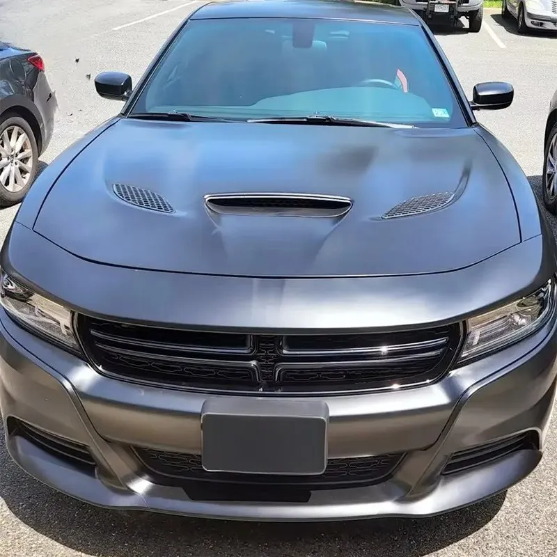 For Dodge Charger Upgraded SRT Style Carbon Fiber Engine Hood 2015-2023 Car Accessories High Quality Engine Cover