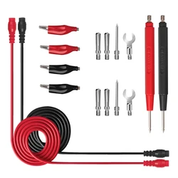 16 in 1 Multimeter Probe Test Leads Pin Multimeter Test Leads Kit with Alligator Clips Multimeter Test Lead Probe Wire Pen Cable