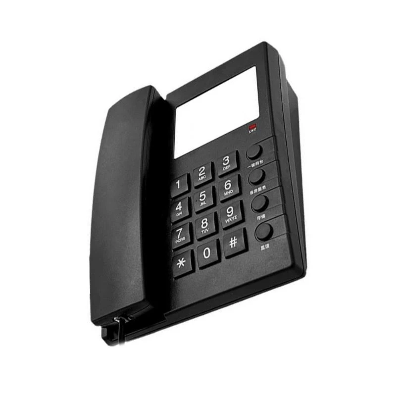 R53C Rj11 Hotel Guest Room Telephone with Durability Build and Space Saving Wall Mount/Desk Display Simple Designing