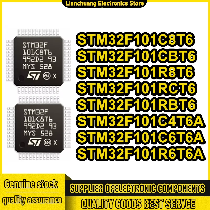 STM32F101C8T6 STM32F101CBT6 STM32F101R8T6 STM32F101RCT6 STM32F101RBT6 STM32F101C4T6A STM32F101C6T6A STM32F101R6T6A New Original