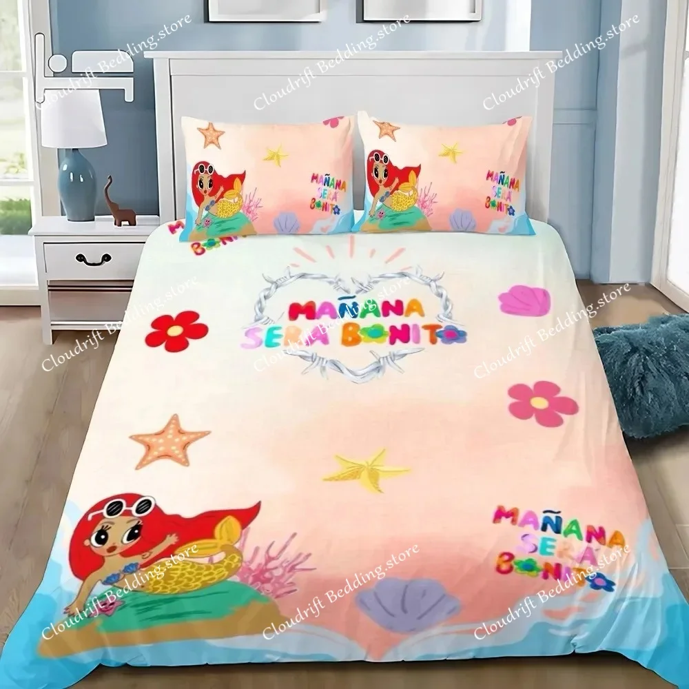 Lovely Karol G Manana Duvet Cover Pillowcase Bedding Set Adult BoyGirl Bedroom Decoration Children Gift Single Double Large Size