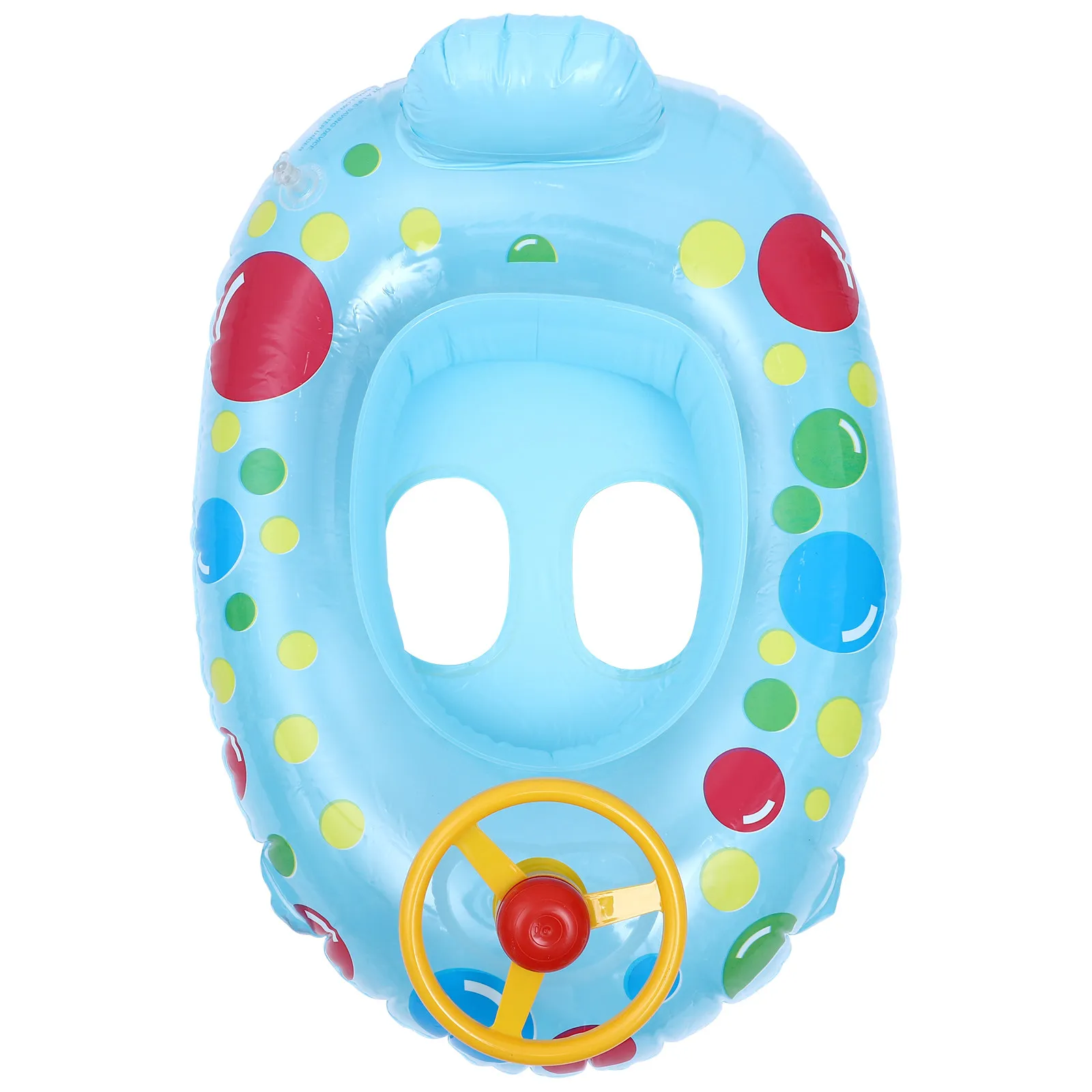 Baby Swimming Ring – PVC Inflatable Yacht-Shaped Pool Float with Handle, Leak-Proof & Stable for Babies and Toddlers