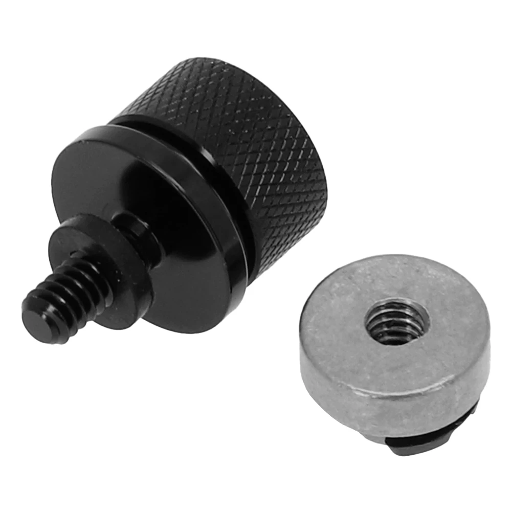 Parts Motorcycle Seat Bolt Screw Nut Kit Black+Silver Motorcycle Rear For Seat Bolt Mount Knob Cover Practical