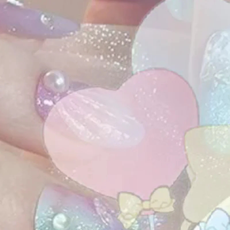 50PCS 3D Conch Shell Nail Charms Colorful Jellyfish Ocean Resin Translucent DIY Nail Art Decorations