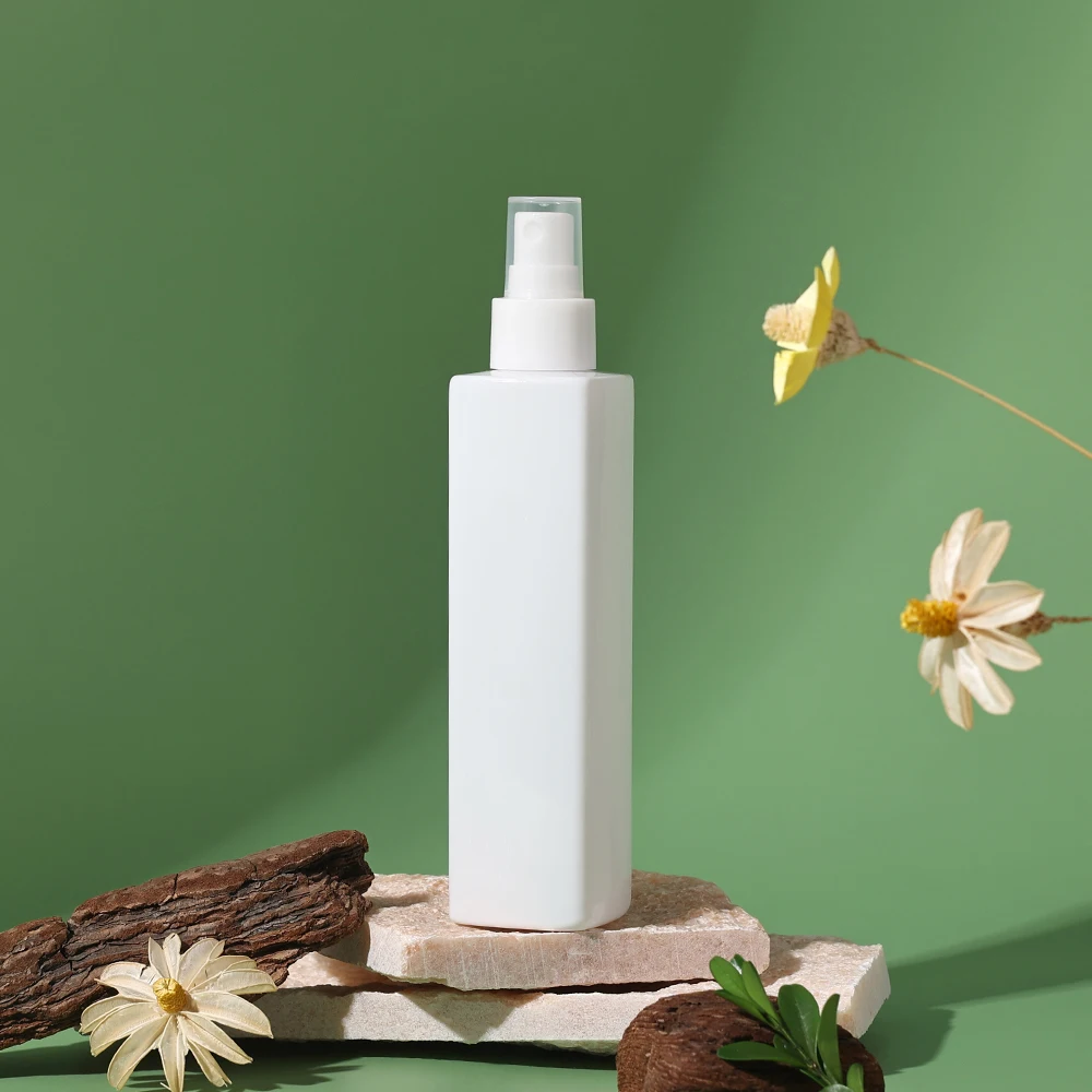 1/10 pz Spray Bottiglie Bianche 200 ml/6.76 oz Vuoto Nebbia Fine Contenitori Liquidi Riutilizzabili In Plastica per Oli Essenziali Pulizia di Viaggi