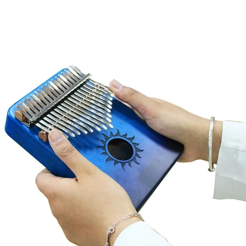 Arborea 17 Keys Kalimba Portable Thumb Piano Finger Piano with Turning Harmmer Musical Instruments Gifts For Beginners and Kids