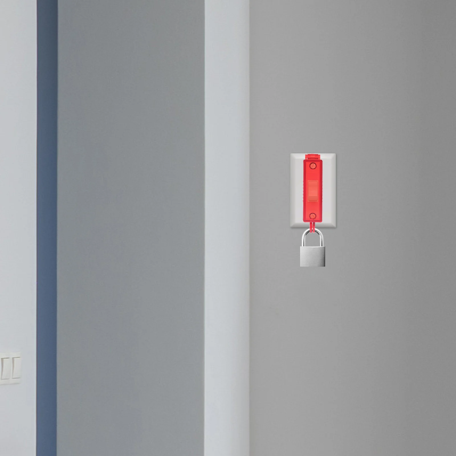 

Wall Button Lock Light Switch Childproof Shield Accessories Glass Resin PC Stopper High Strength Impact Resistant
