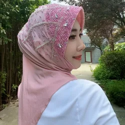 Muslim Beading Hat, Glitter Hijab, Islam, Wedding, Bride Shower, Party