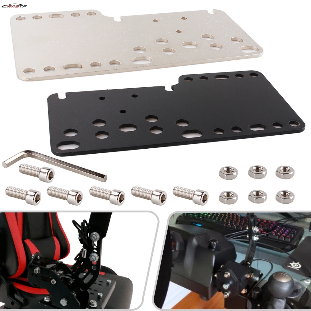 

RASTP-New Racing Games Handbrake Adapter Plate For USB Handbrake Sim Racing Handbrake Racing Game Bracket Plate RS-HB036