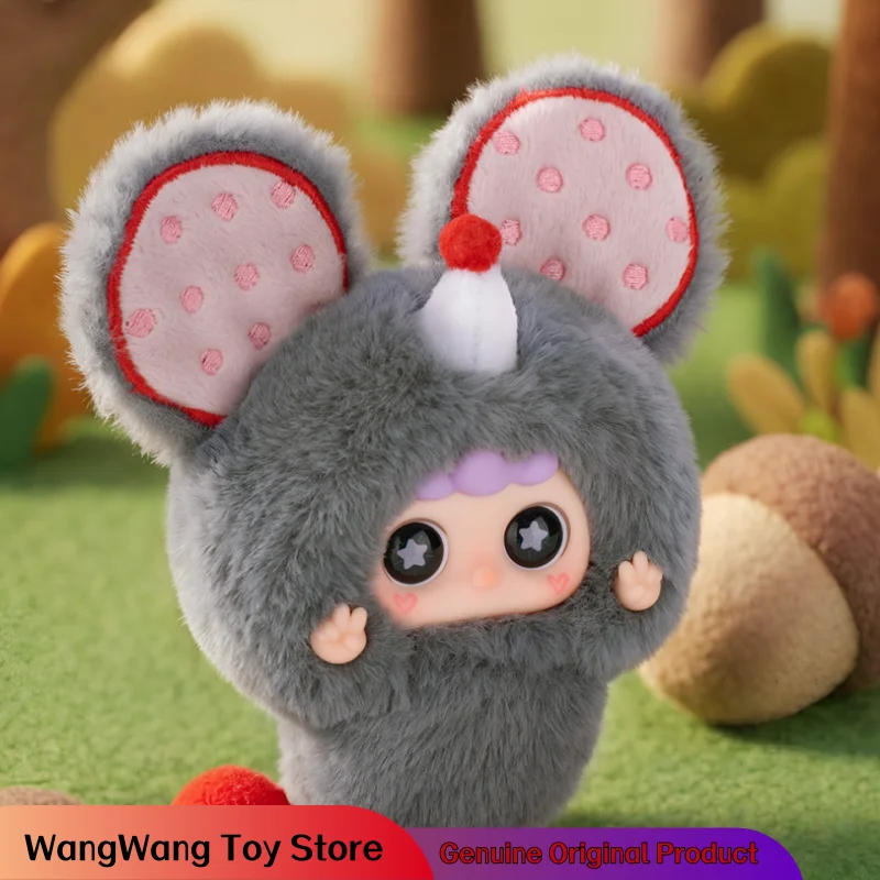 NEW HOT Genuine Migo Little World Series Plush Keychain Blind Box Kawaii Doll Bag Hanging Ornament Home Decoration Surprise Gift view 3