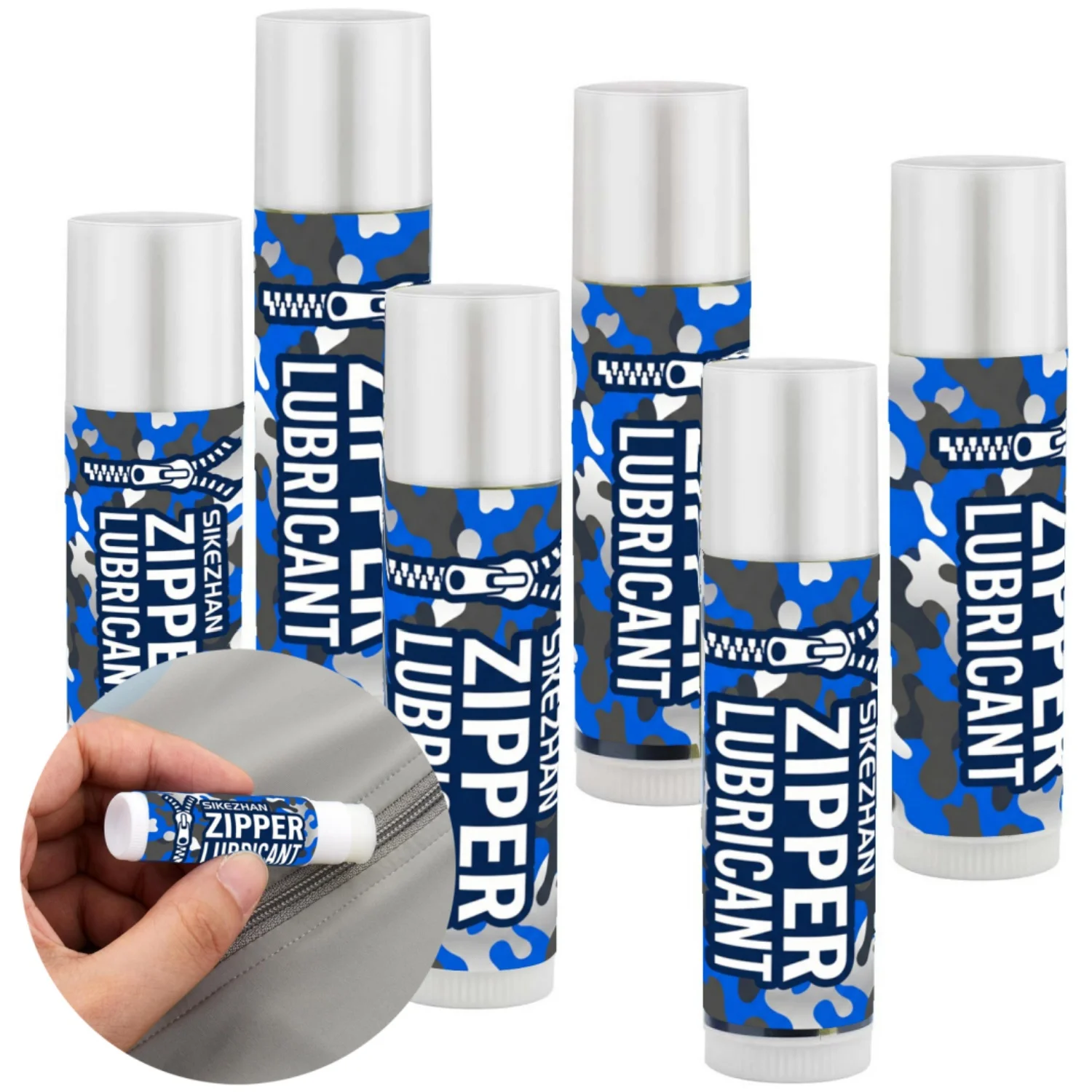 Zipper Wax Lube Stick Marine Grade Lubricant for Wetsuits Boat Bimini Tops Coolers Tents. Waterproof & Odorless Zip Care