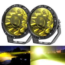 YBN Founder Search headlight Low beam LED Bulbs 3000K for Long Range 4x4 Driving Led Off Road 12v 24v Car Vehicles Truck ATV SUV