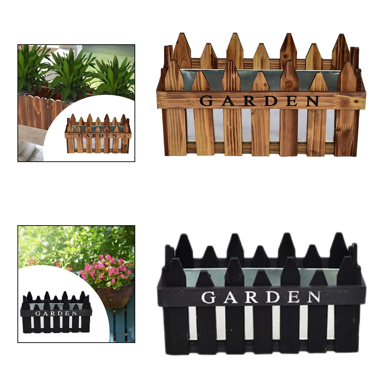 Flower Pot Holder Balcony Decor Garden Decor, Rustic Design Wedding Decoration