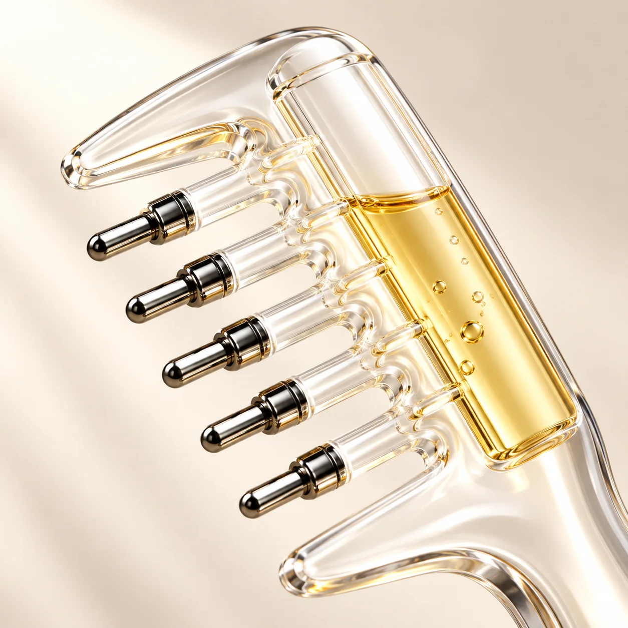 Multi-Function Mini Portable Head Applicator Hair Care Scalp Nourish Hair Firming Applicator Anti-Frizz Anti-Static