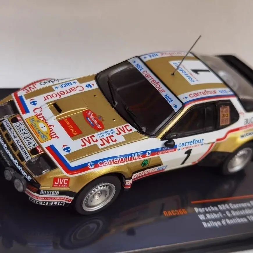 IXO 1/43 PORSCHE 924 CARRERA GTS # Modelo de Carreras Porsche 1981, Aleación