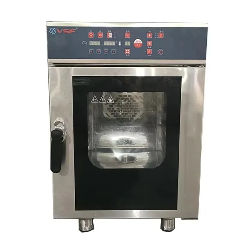 Commercial Multi Functional Steaming Baking Oven Combi Oven Stainless Steel Cleaning Stars Hotel Restaurants Stores