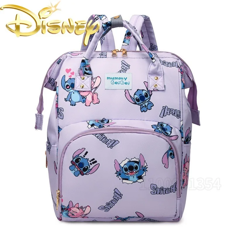 

Disney Stitch новая сумка для подгузников, рюкзак большой емкости, многофункциональная сумка для детских подгузников, модная портативная детская сумка с героями мультфильмов