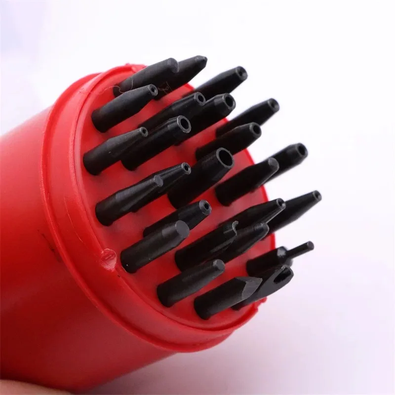Assorted 25 Sizes Watch Repair Punches Tips Set Punches Staking Watch Repair Punching Tool Set for Watchmakers