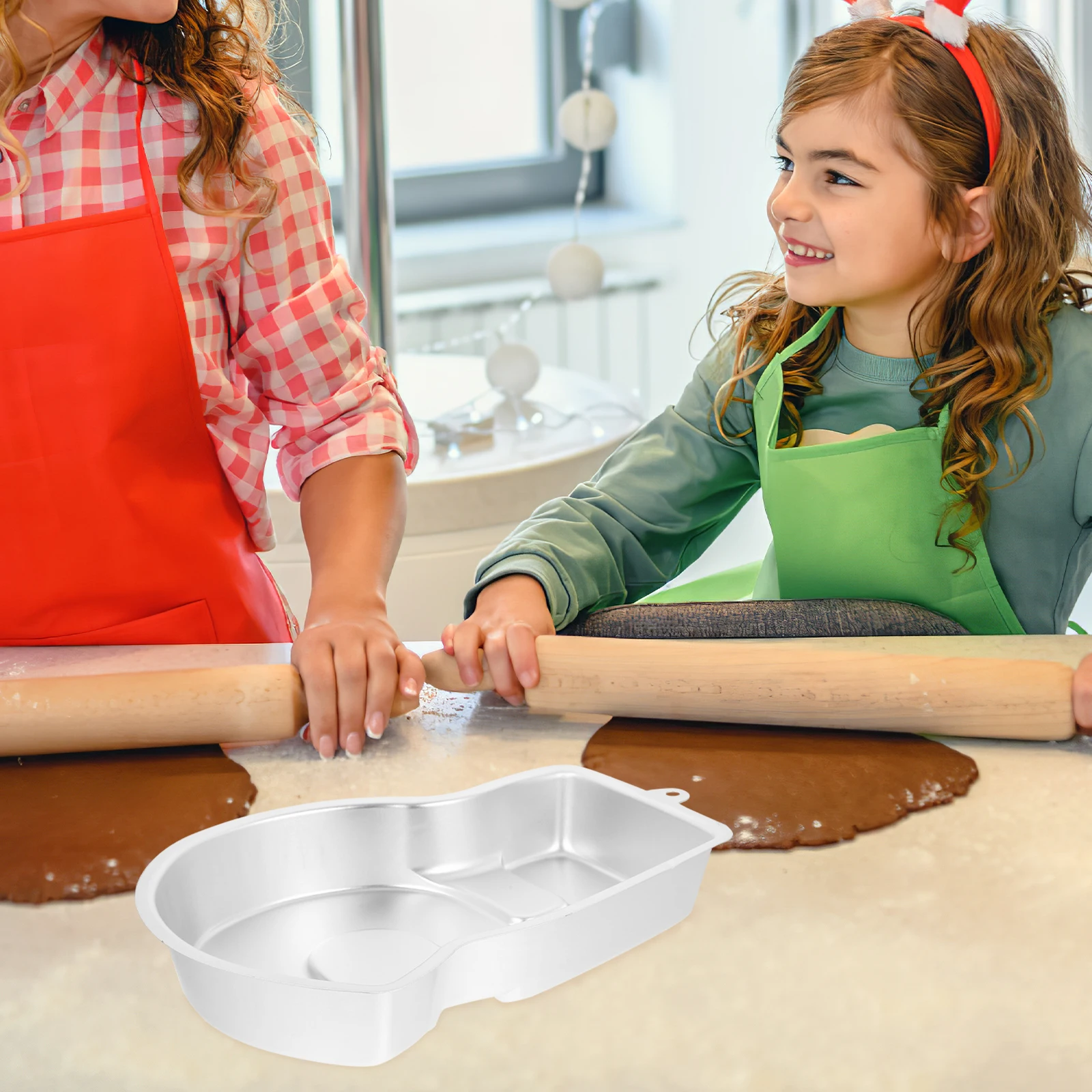 

5 Kitchen DIY Small Size Aluminum Household Number Cake Pan Birthday Number Cake Pan Baking Baking Supply Supply
