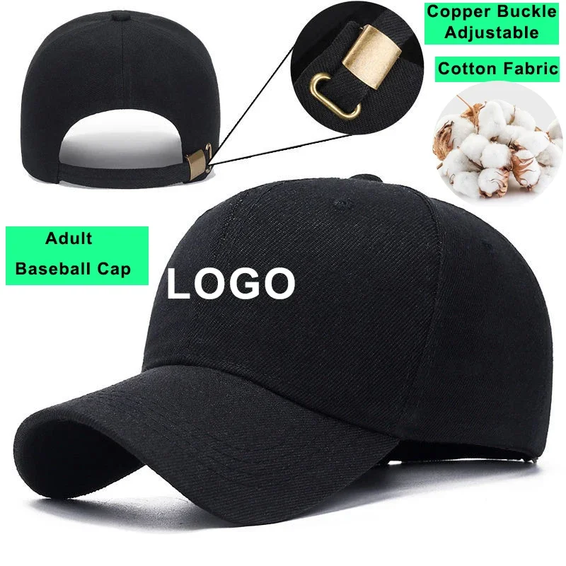 Custom Logo Sports Cap Team Embroidery Print Baseball Caps Hip Hop Hats Personalized Men Women Hat Sorority Hat Novelty Gift