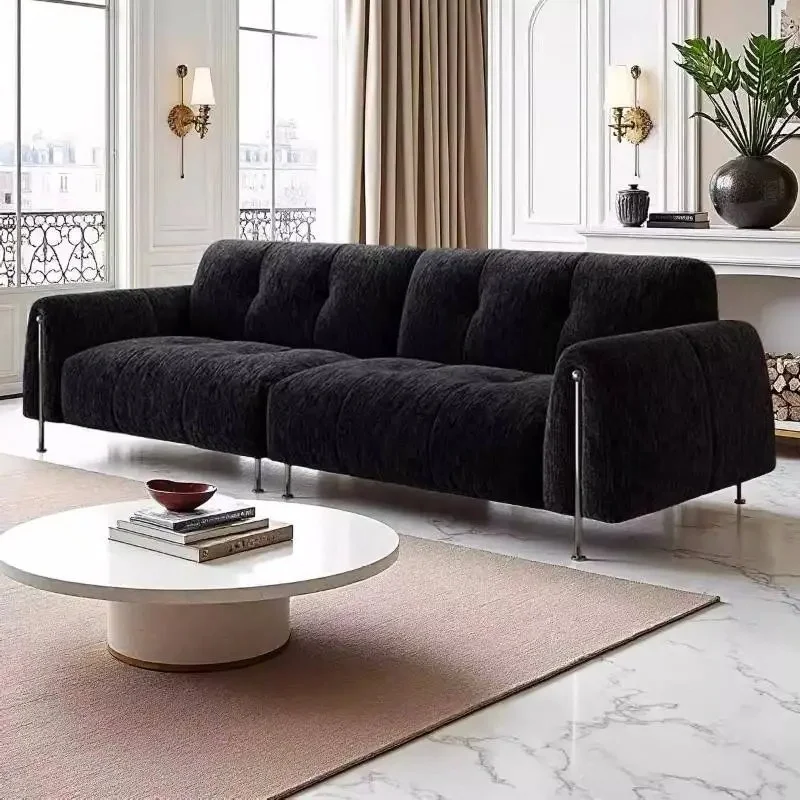 Minimalist Dark Living Room Sofas Sleep Black Apartments Arm Living Room Sofas Lounges Luxury Divano Soggiorno Home Furniture