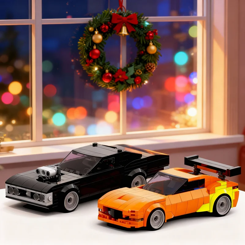 

559 деталей MOC Legends Chima Speedorz: Модель «Быстрый и свирепый», конструктор, рождественский подарок, креативная идея для самостоятельной сборки, строительные блоки