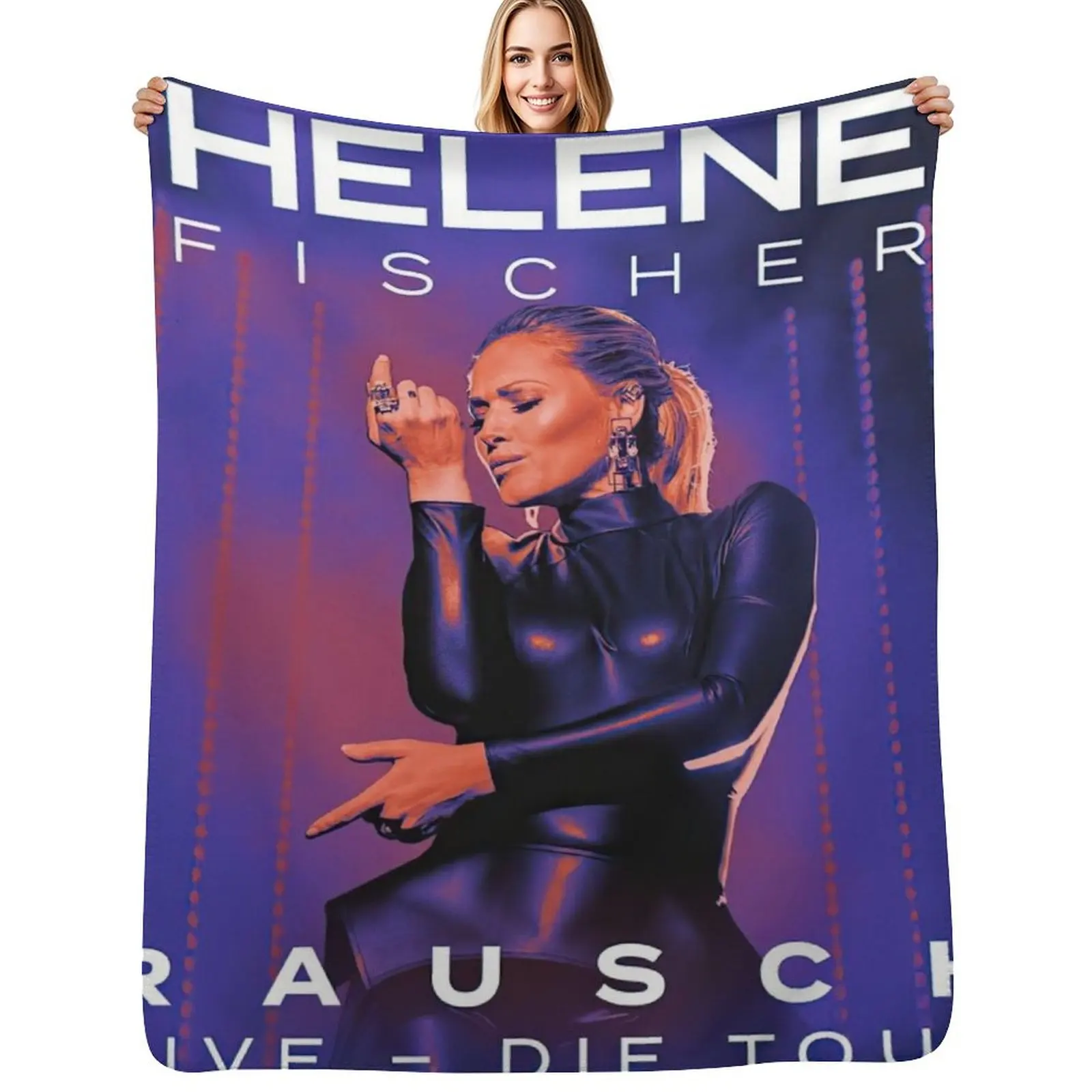 

Helene Fischer Live - Die Tour Throw Blanket halloween Beautifuls warm winter Weighted Blankets