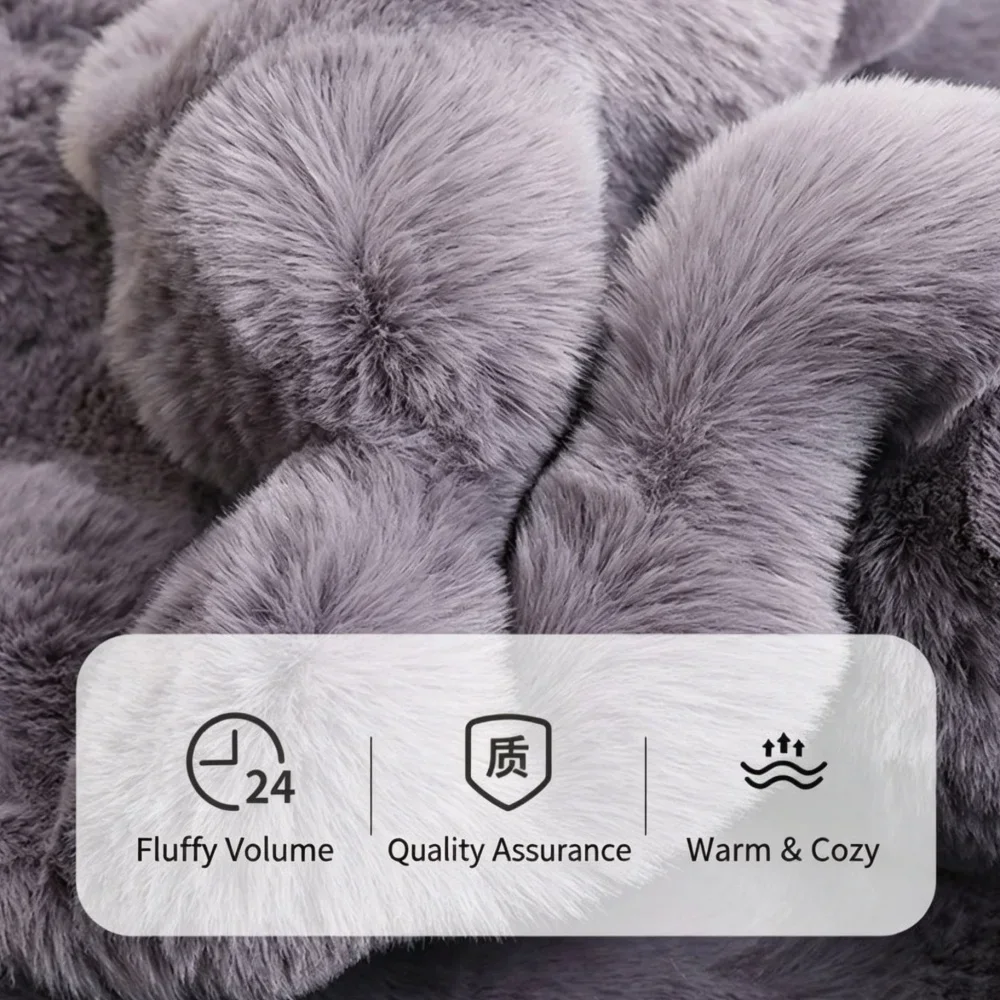 Haustier-Plüschmatte Universell für Alle Jahreszeiten Katzenbett Katzendecke Warme Schlafmatte für Herbst und Winter Hundebett Dicke Hundematte – Detail 2