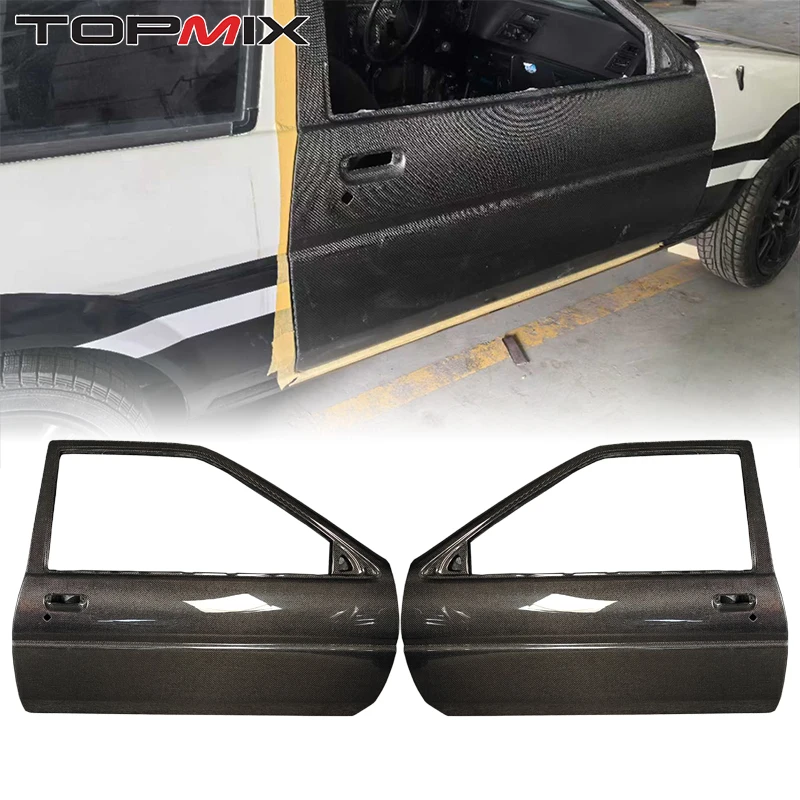 For Toyota Sprinter Trueno AE86/Corolla Levin Original-Style Carbon Fiber Car Door Panels (High-Quality Lightweight New Part)