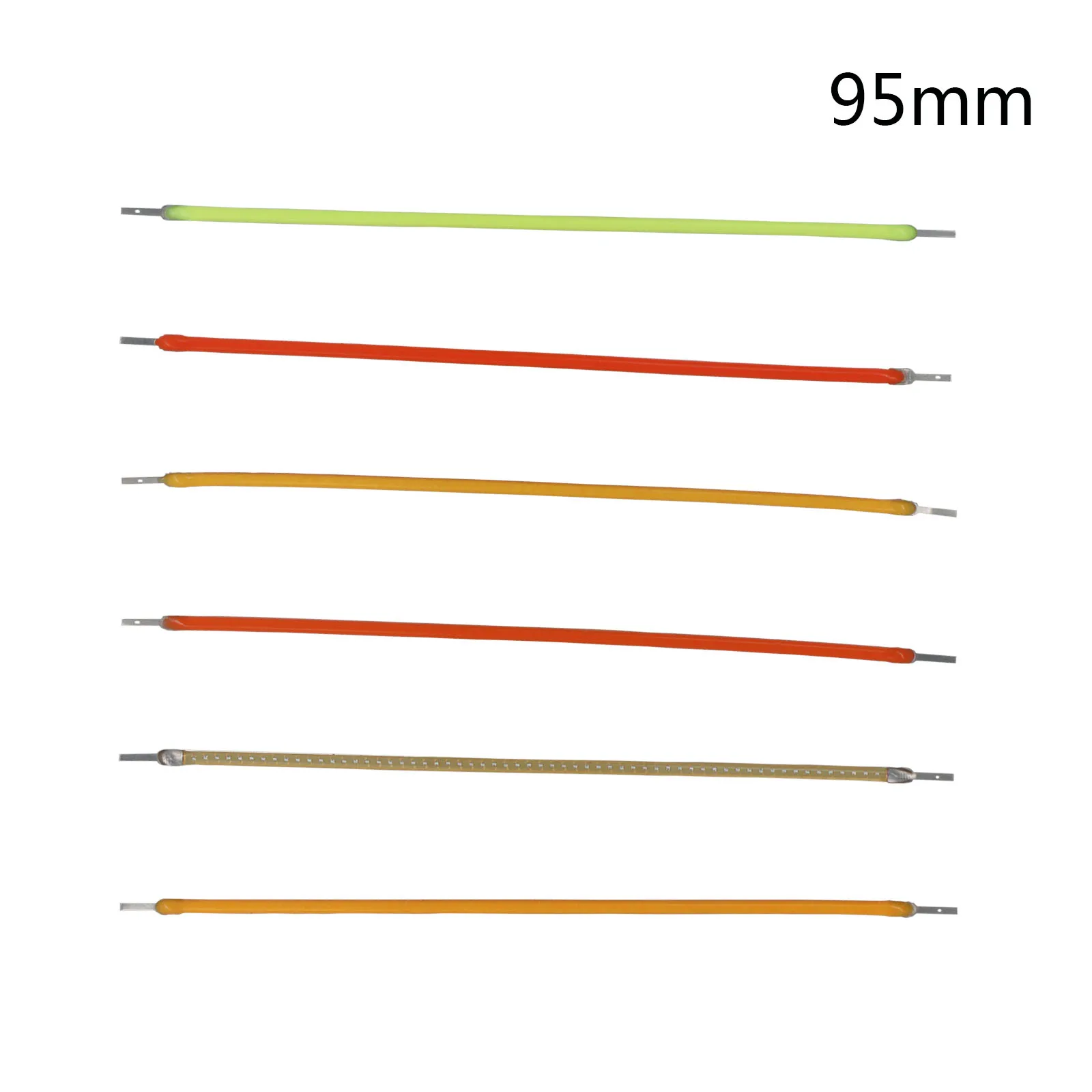 DC3V 95mm Retro Edison Bulb  LED  Soft Filament 2200K/2700K/Green/Blue/Red/Pink Lamp Parts Incandescent Light Accessories Diodes