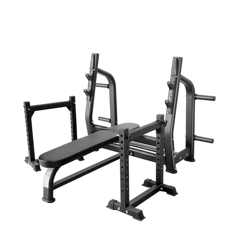 Commercial Multi-Function Barbell Weight Lifting Power Rack Press Rack Adjustable Bench Gym Fitness Equipment Strength Dumbbell