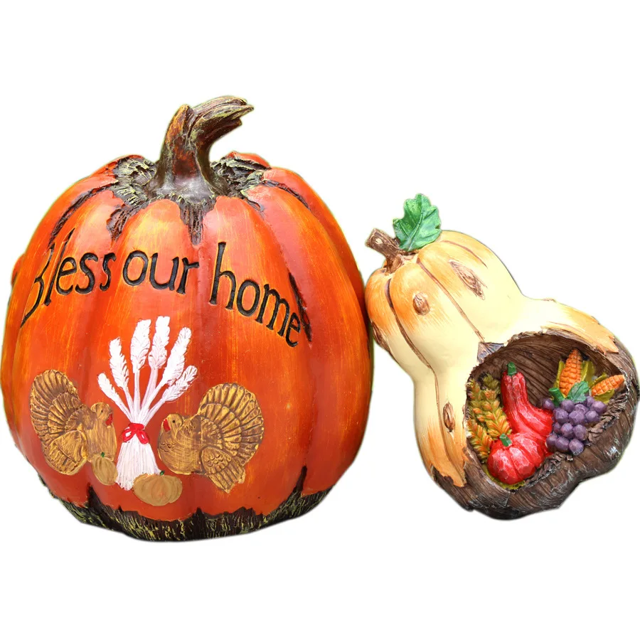 Simulated Plant Pumpkin Decor Thanksgiving Artificial Pumpkin Home Decor Artificial Vegetables Pumpkin Fall Halloween Decor