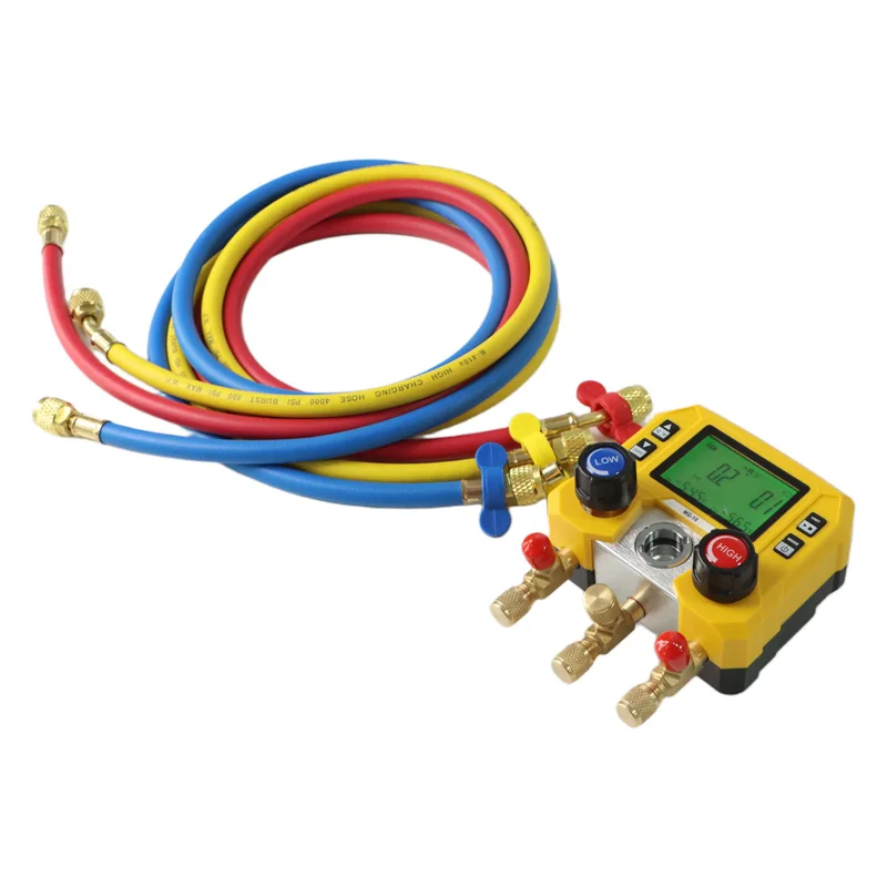 

10A Digital Refrigerant Gauge 0.5%FS Accuracy for 88 Refrigerant Types Multi-Unit Pressure Measurement Factory