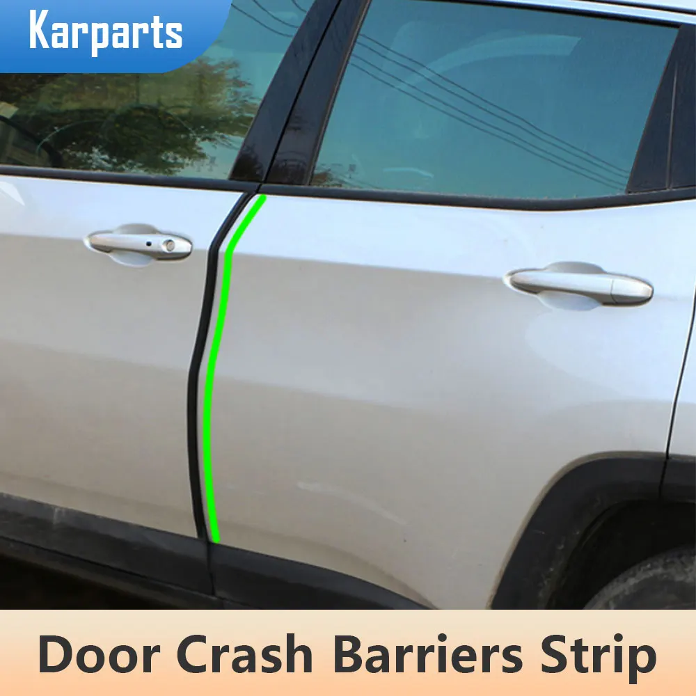 5m 8m Car Door Crash Barriers Strip Guard Collision Avoidance Soundproof Strips for Jeep Renegade 2014 - 2021 Accessories