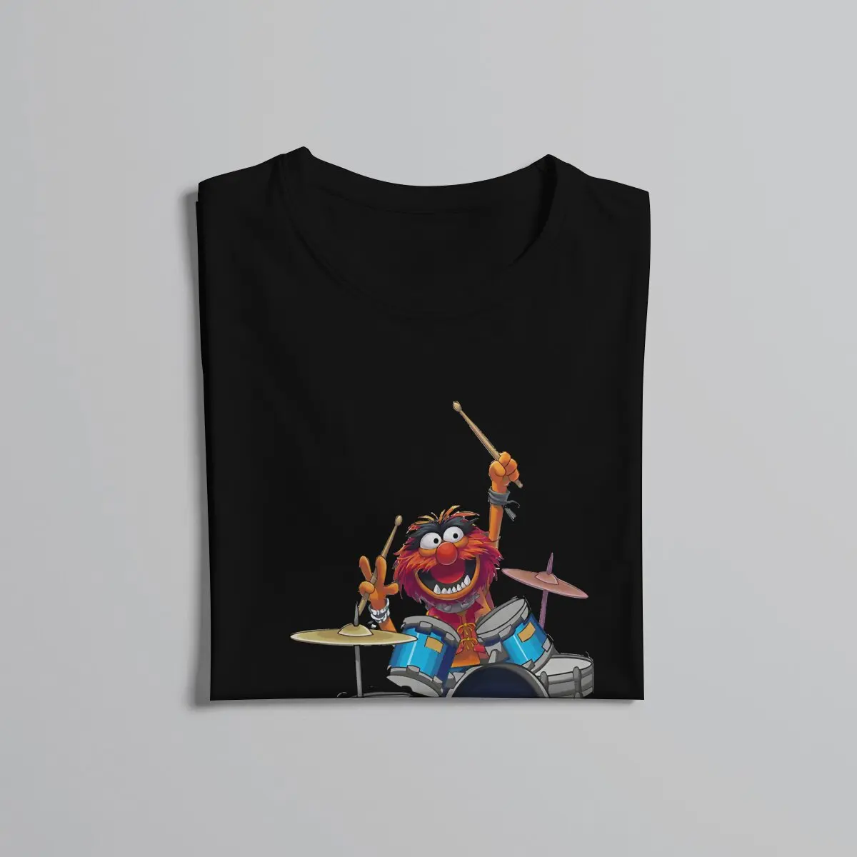 Animal Drummer The Muppet Show T Shirt Grunge O-Neck TShirt Polyester Clothes