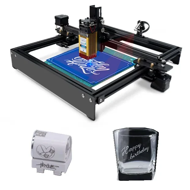 DAJA D3 Mini Laser Engraver 3W/15W/20W Portable Wood Acrylic Leather Engraving Machine APP Control DXF AI Support Small Business