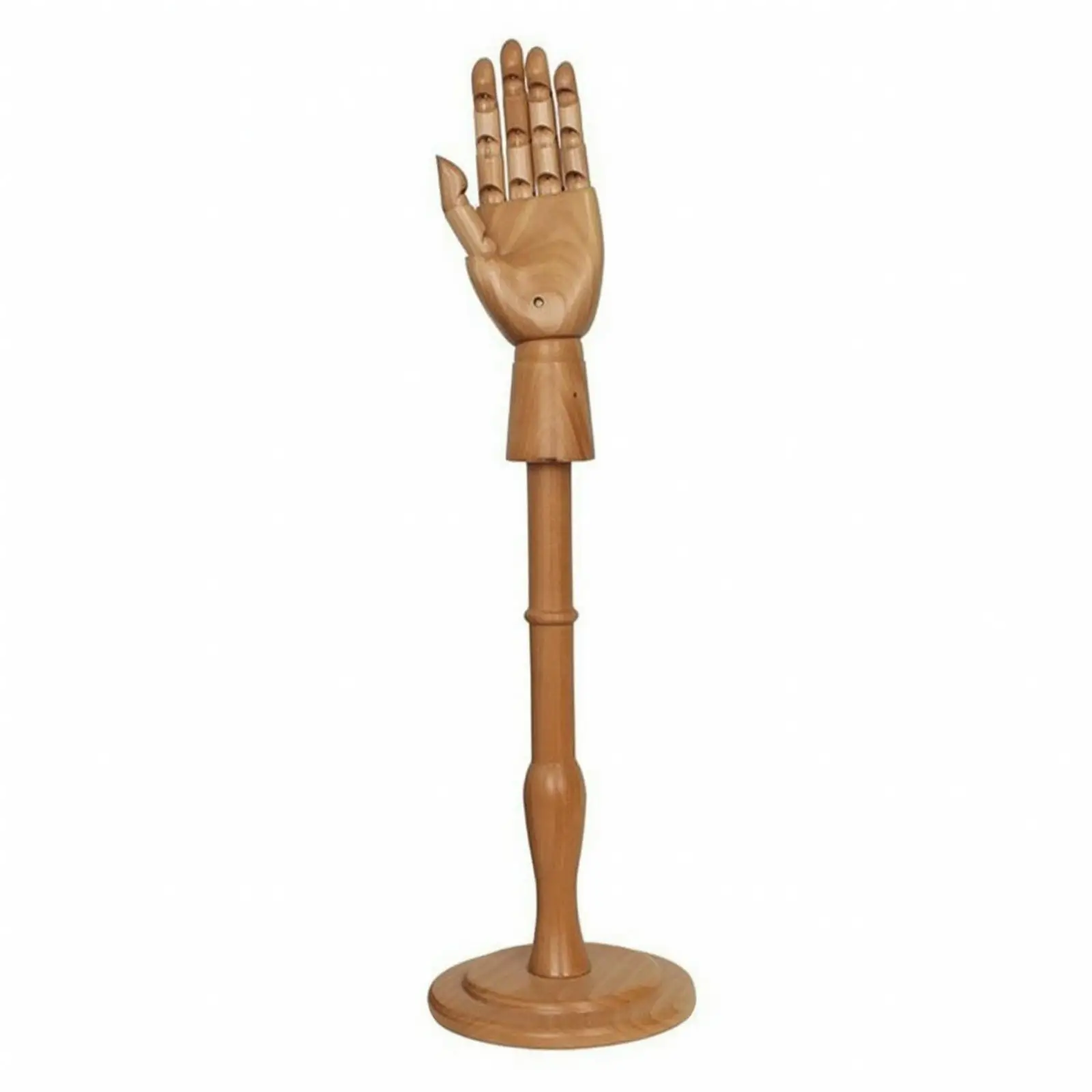 Wooden Hand Mannequin Flexible for Boutique Counters, Jewelers