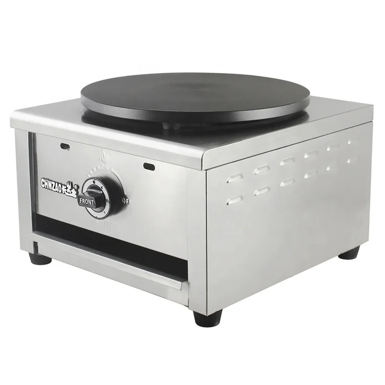 Single Head Stainless Steel Commercial Crepe and Pancake Makers Crepe Maker Crepe Machine