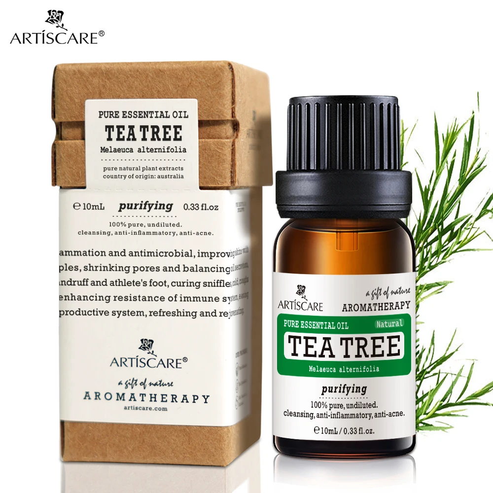ARTISCARE reines ätherisches Teebaumöl 10 ml Mitesser Ölkontrollierendes Massageöl Hautpflegekosmetik