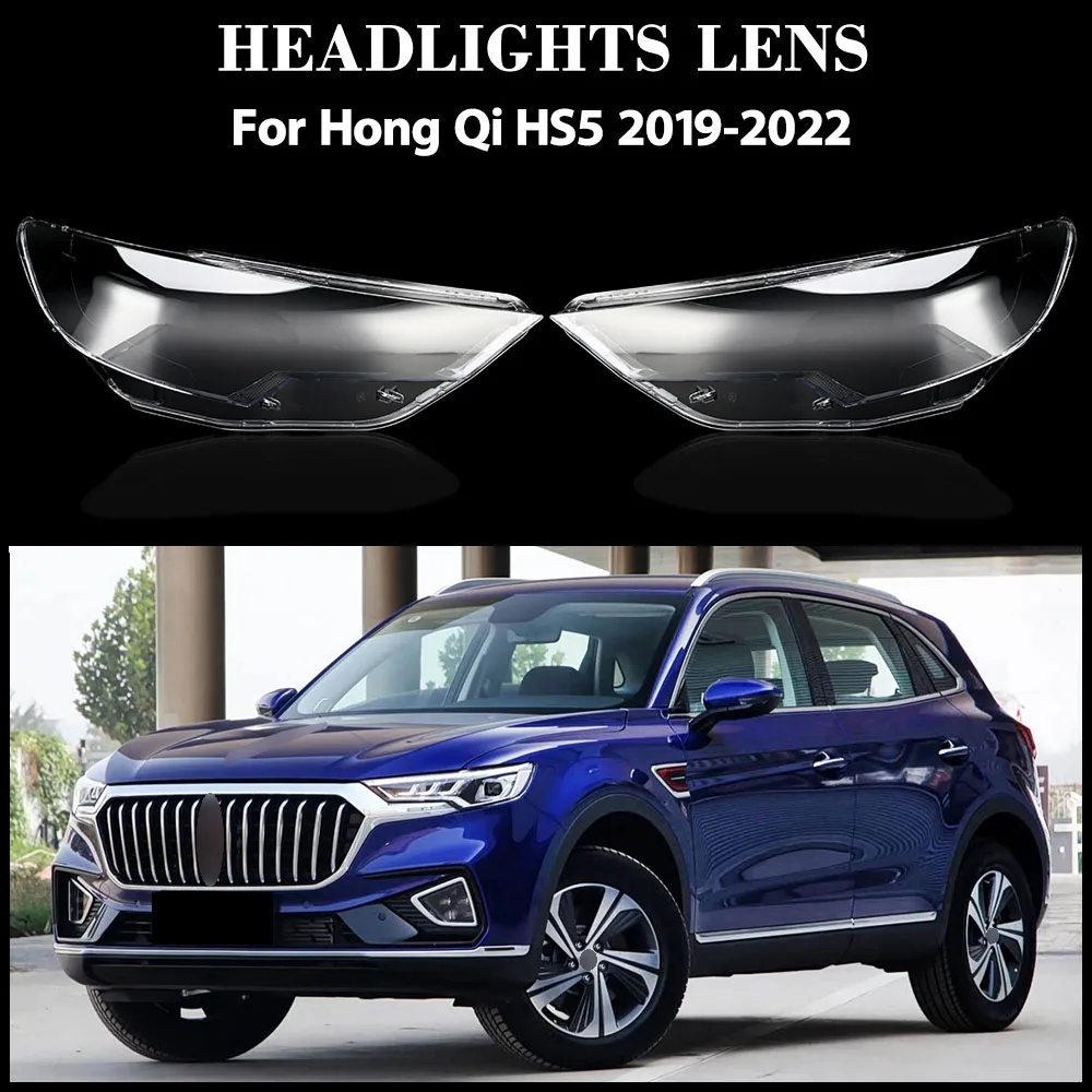 

For Hong Qi HS5 2019 2020 2021 2022 Transparent Headlamp Shell Lampmask Lamp Shade Headlight Cover Replace Original Lampshade