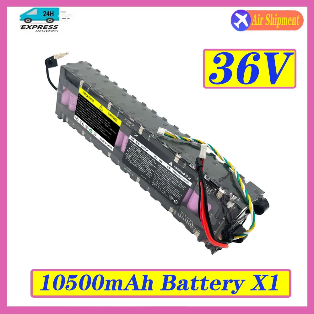 10S3P 36V 10500MAh M356 electric scooter Battery Pack m365 battery 18650 battery with Waterproof Bluetooth Communication