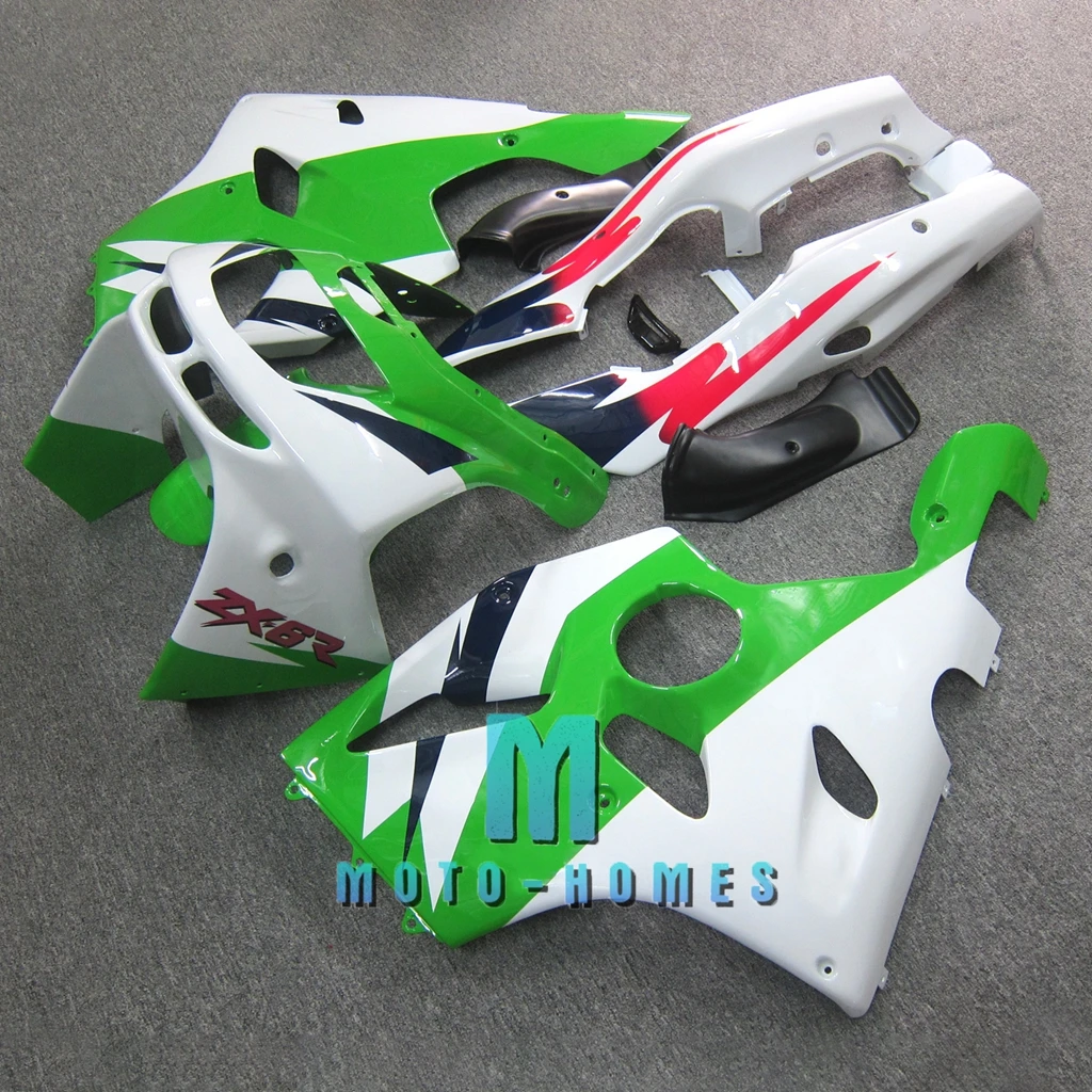 New Arrival Bodywork for Kawasaki Ninja ZX6R 94 95 96 97 1994 1995 1996 1997 ZX 6R ABS Plastic Road/Racing Fairings Rebuild Bike