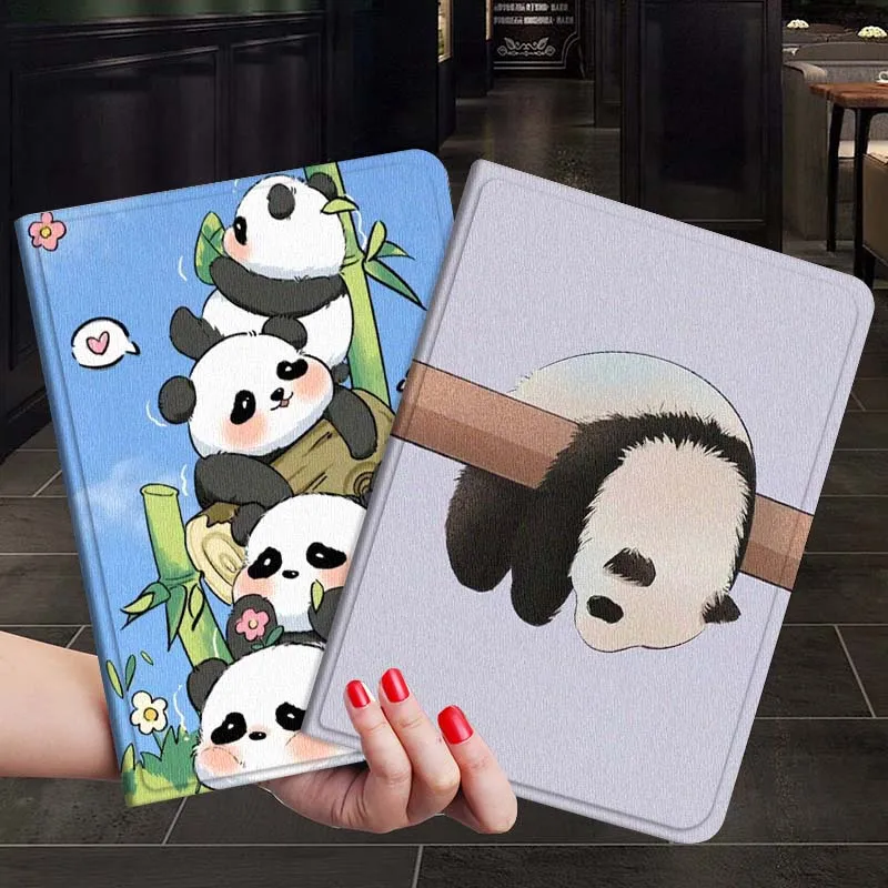 

Cute Panda Bamboo Stack For Xiaoxin Lenovo Tab P12 Extreme Legion Y900 Idea Pro GT 12.1 2025 Foldable Tablet Case Gift