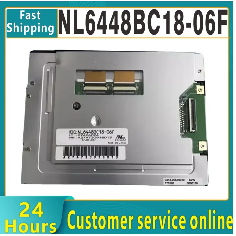 

Hot Sale NL6448BC18-06F novo 5,7 polegadas TFT LCD display 40 pinos 640 * 480 display de substituição