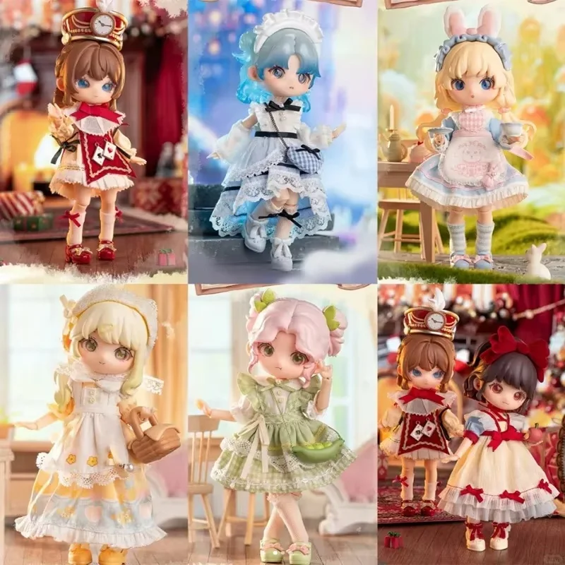 Liroro Fairy Tale House Series Blind Box Action Figures mobili 12 punti Bjd bambola congiunta figurine scatola misteriosa regalo desktop