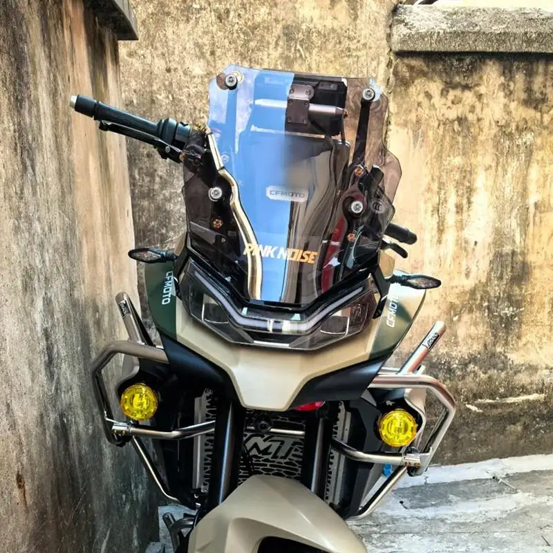 For CFMoto 800MT Windshield Modification Kit Front Windscreen Heightening And Widening Upgrade for Enhanced Riding Experience