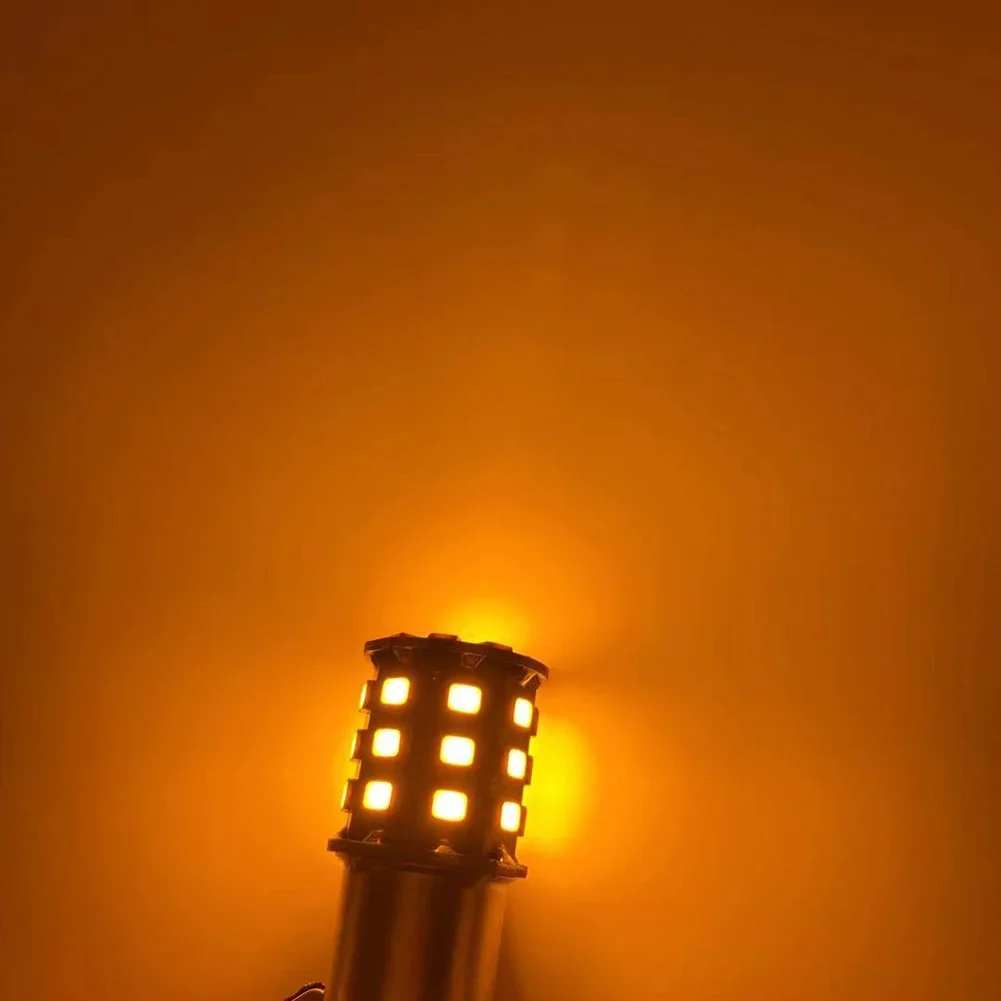 

2Pcs 0.35A Auto LED 1157 BAY15D P21/5W BAZ15D 4W White/Red/Yellow 12V 24V P21/4W Car light 2835 33SMD Non-polarity Dual function