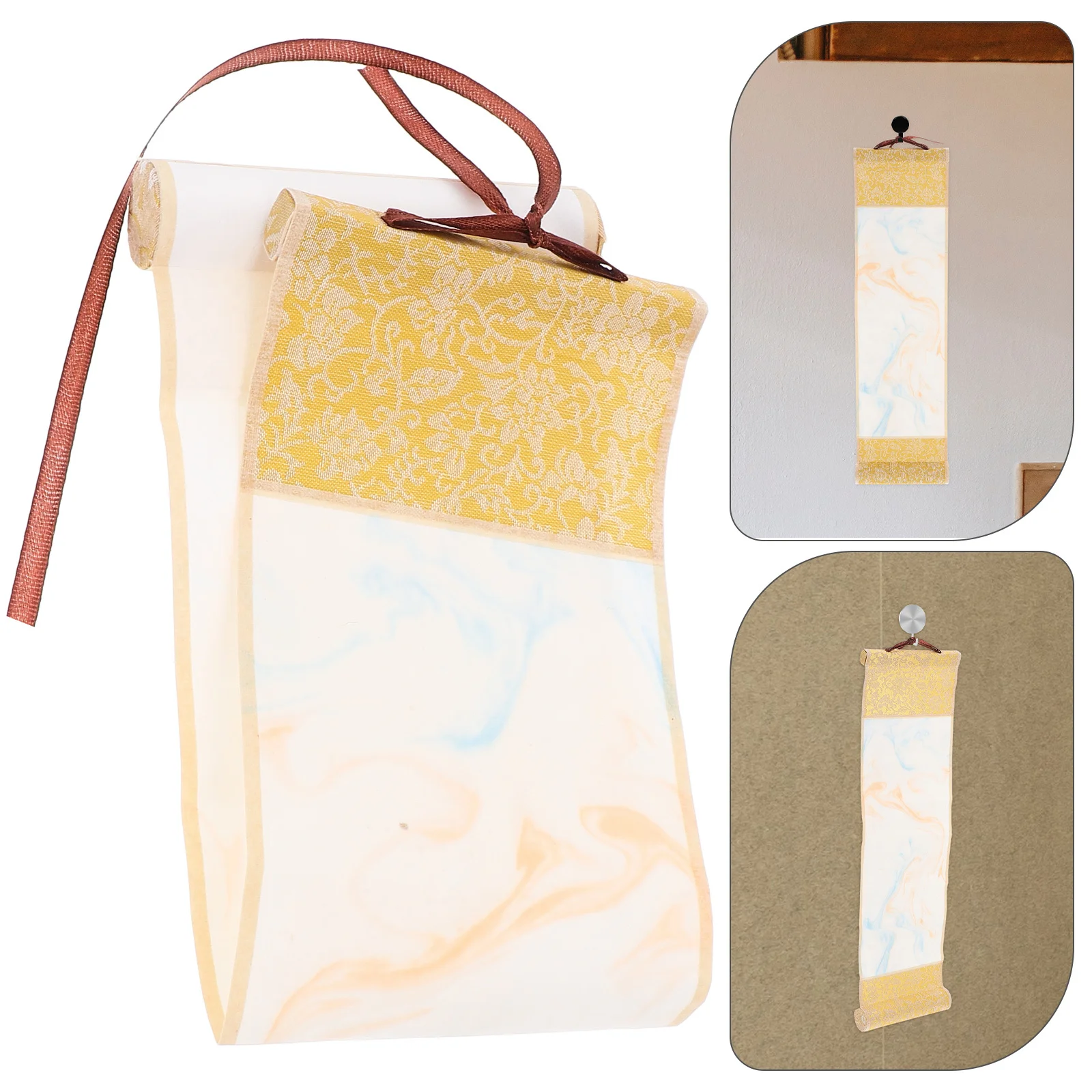 

Blank Hanging Chinese Xuan Paper Art Wall Mounting Calligraphy Drawing Sumi Scroll For Office Home Decor Vintage Wall Art